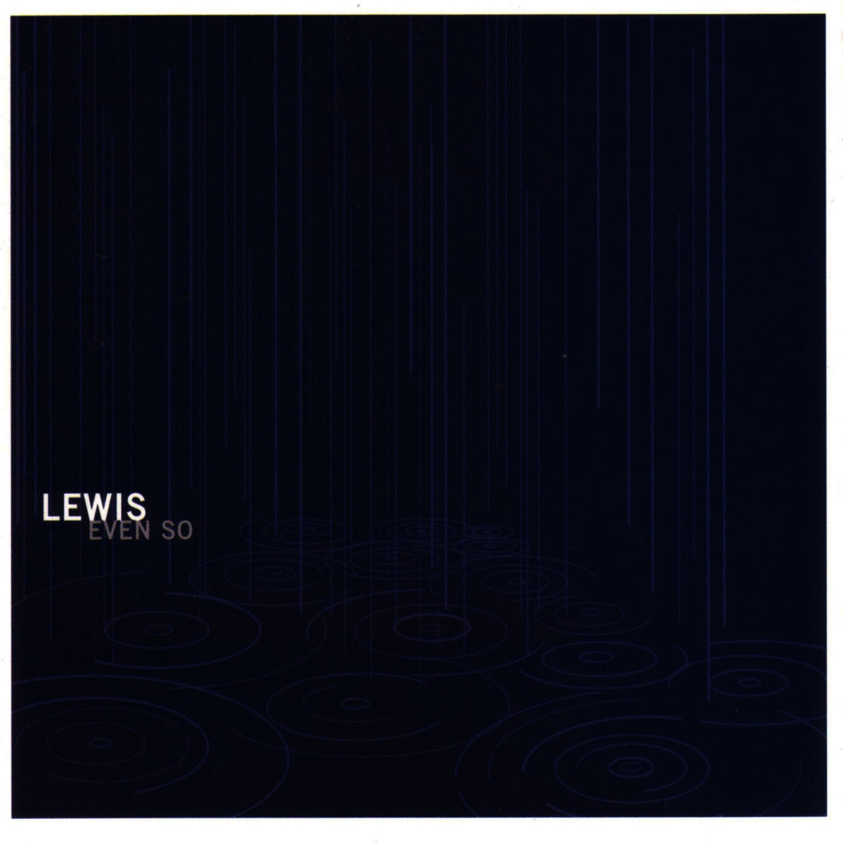 Lewis – Even So vinyl cover