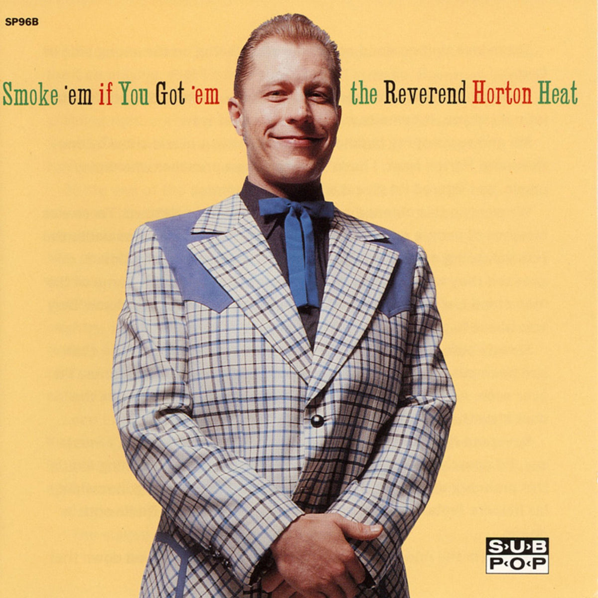 Reverend Horton Heat – Smoke 'em if You Got 'em vinyl cover