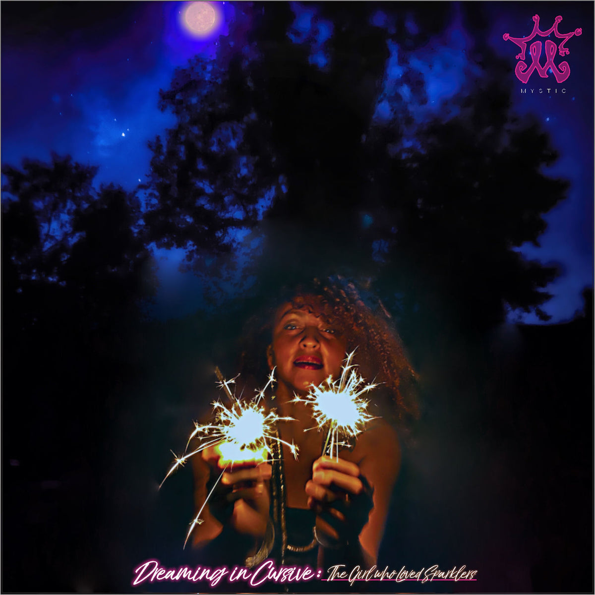 Mystic – Dreaming In Cursive: The Girl Who Loved Sparklers vinyl record cover