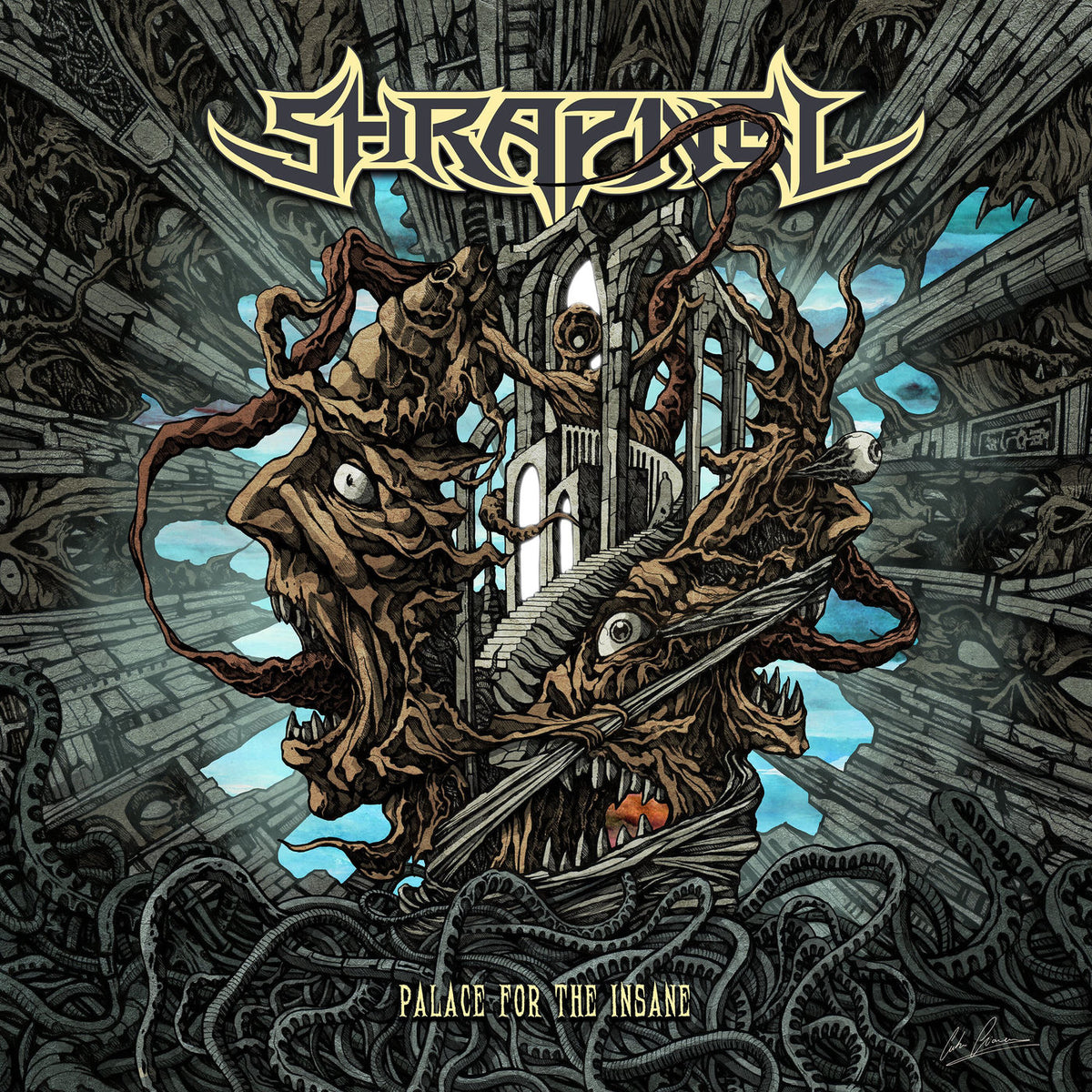 Shrapnel – Palace for the Insane vinyl record cover