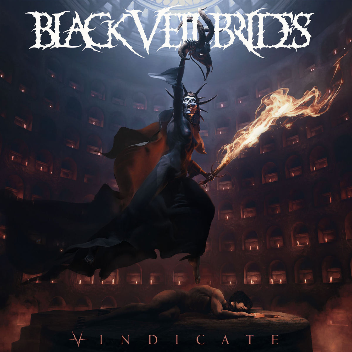 Black Veil Brides – Vindicate vinyl record cover