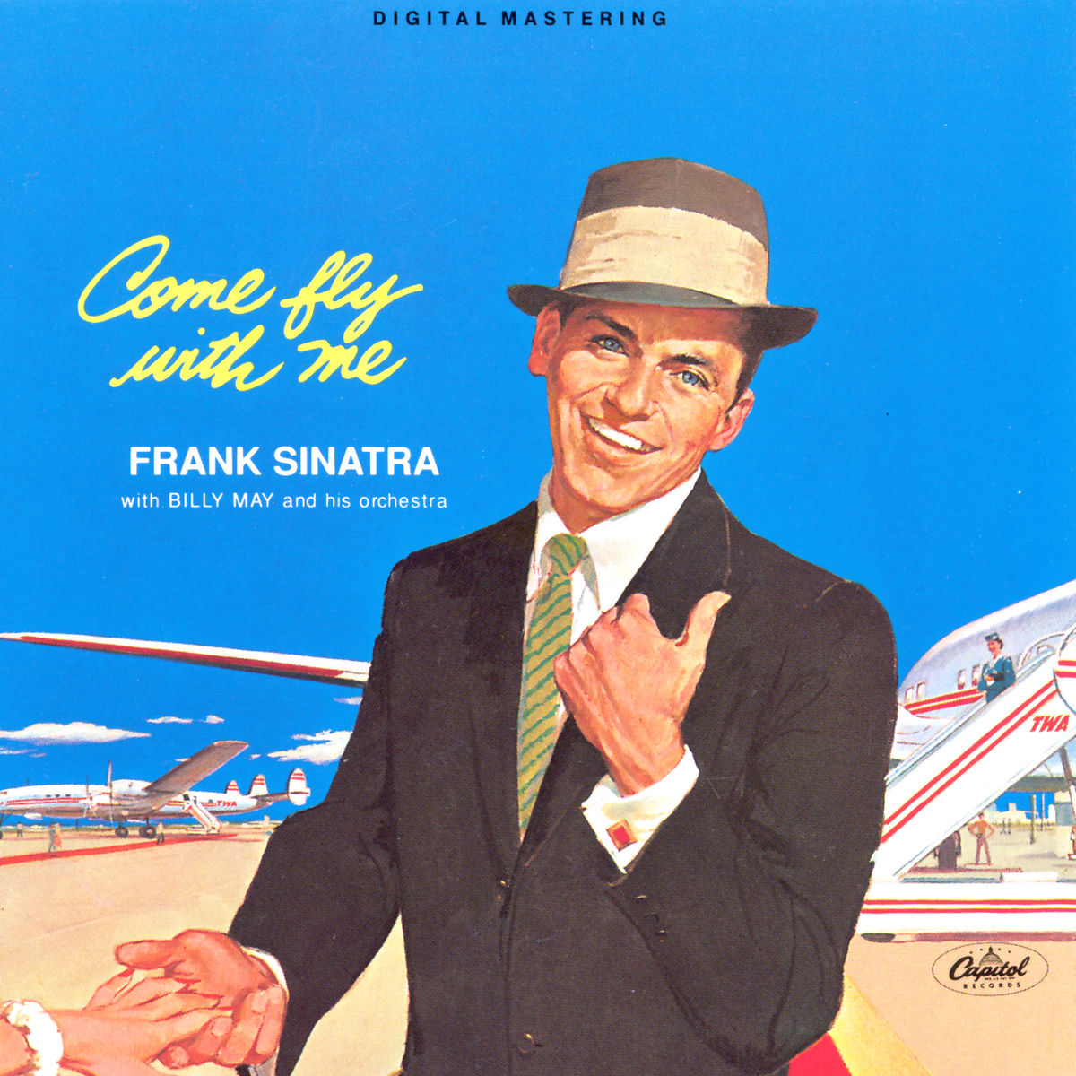 Frank Sinatra – Come Fly With Me (+1 Bonus Track) vinyl record cover