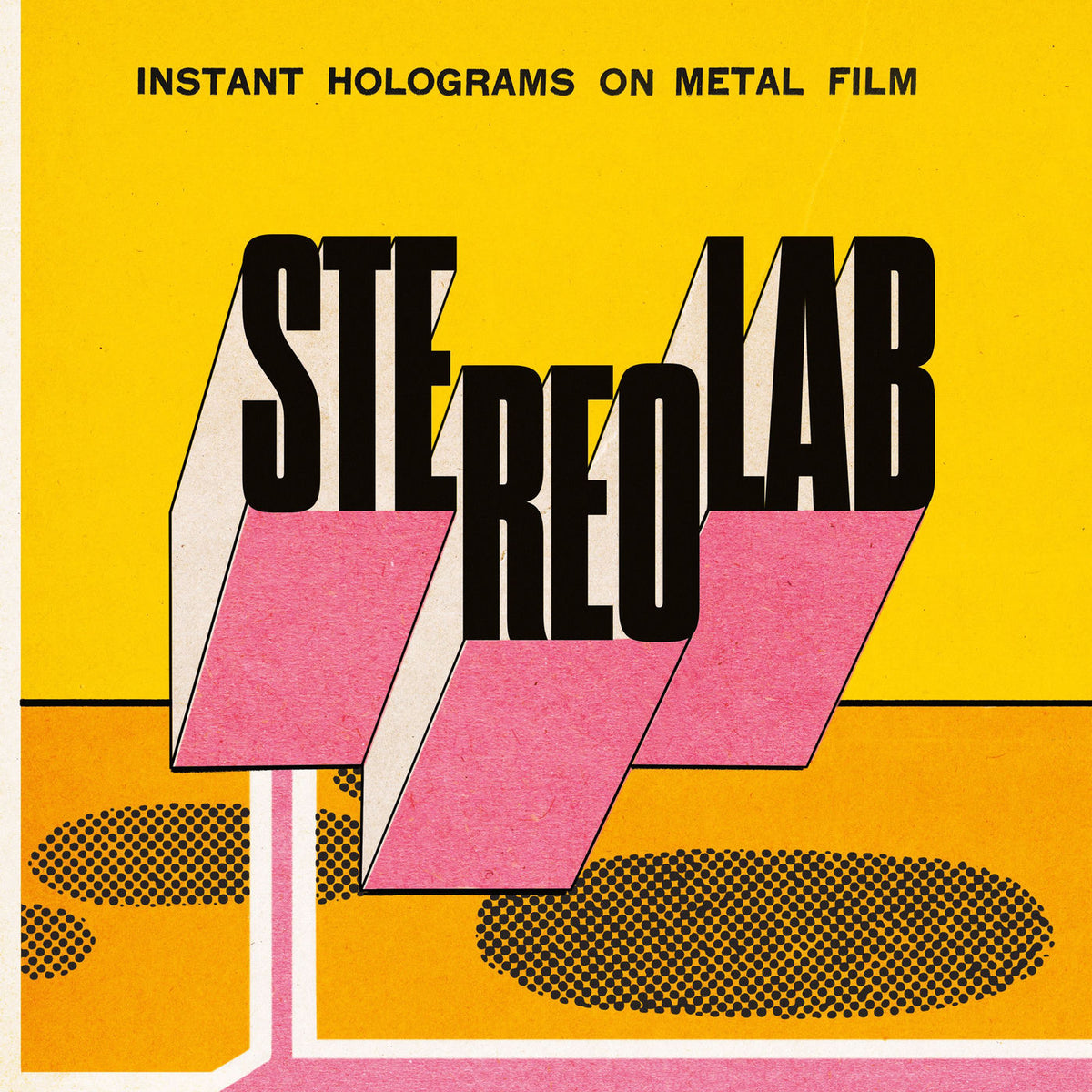 Stereolab – Instant Holograms On Metal Film (Clear Vinyl) (Indies) (Coloured Vinyl / 2LP) vinyl record cover