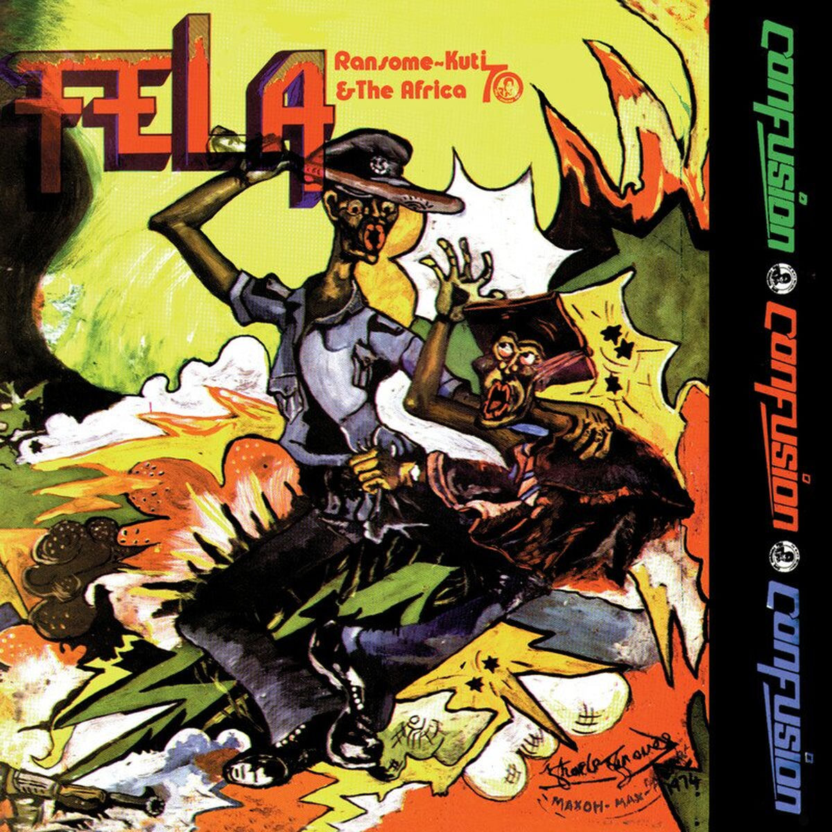 Fela Kuti – Confusion vinyl record cover