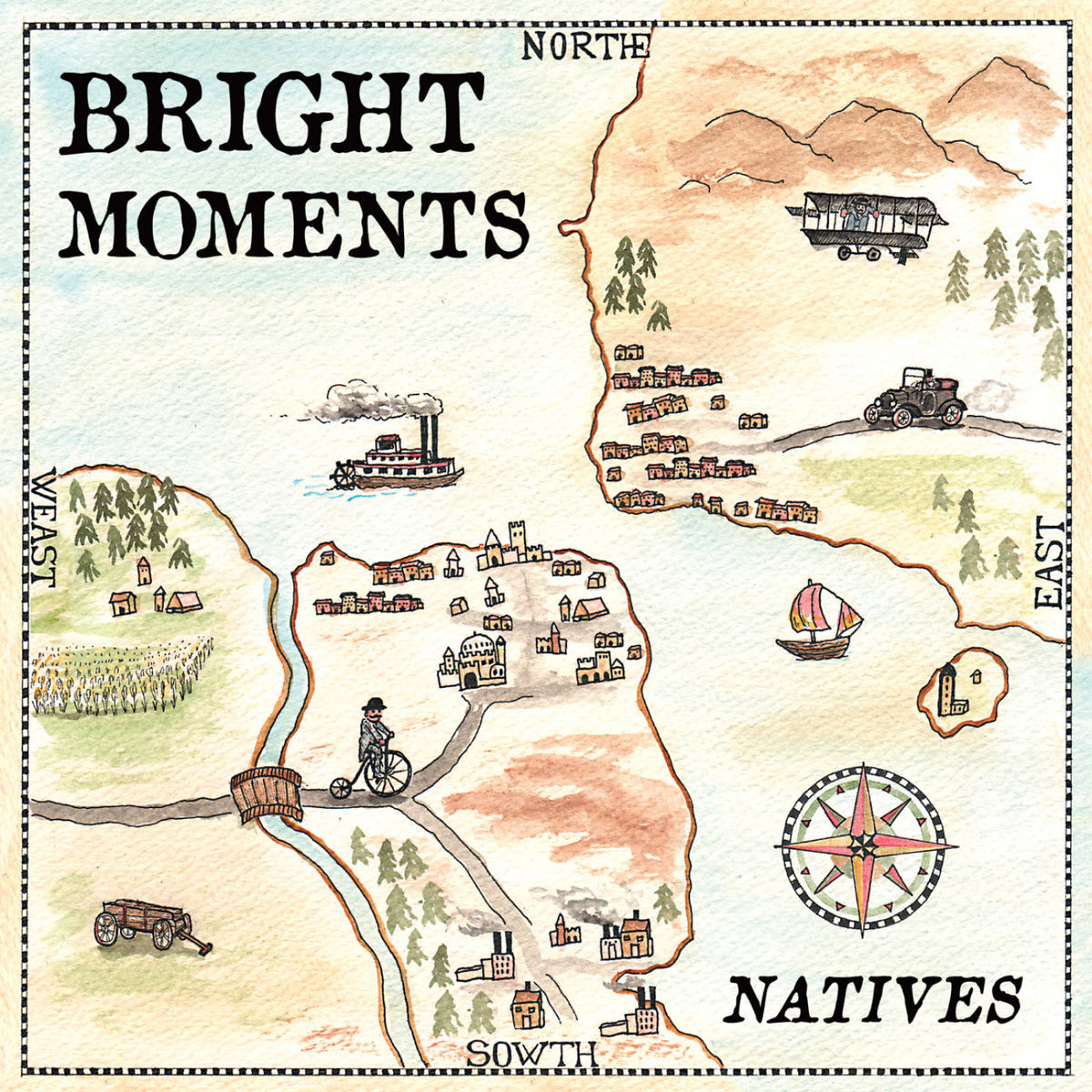 Bright Moments – Natives vinyl record cover