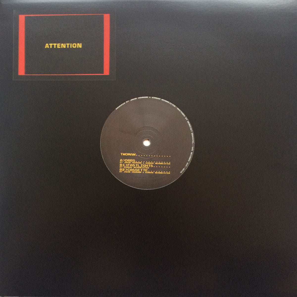 Twoman – DRBS vinyl cover