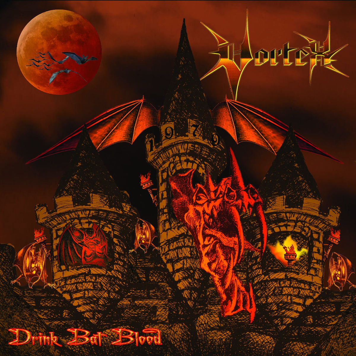 Vortex – Drink Bat Blood vinyl record cover
