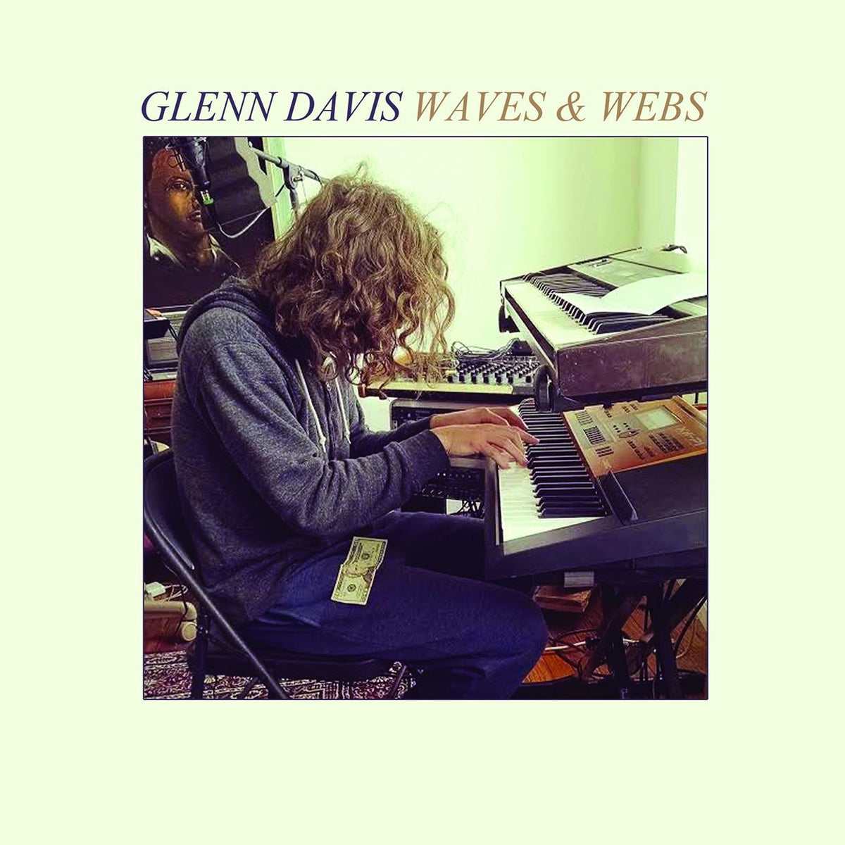 Glenn Davis – Waves & Webs vinyl record cover