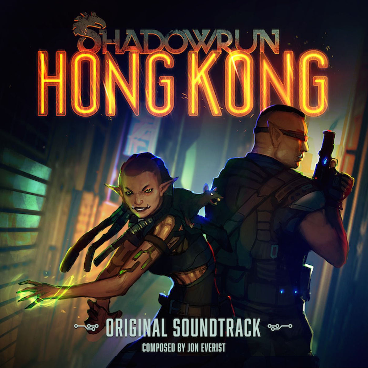 Jon Everist – Shadowrun: Hong Kong (Original Soundtrack) vinyl cover