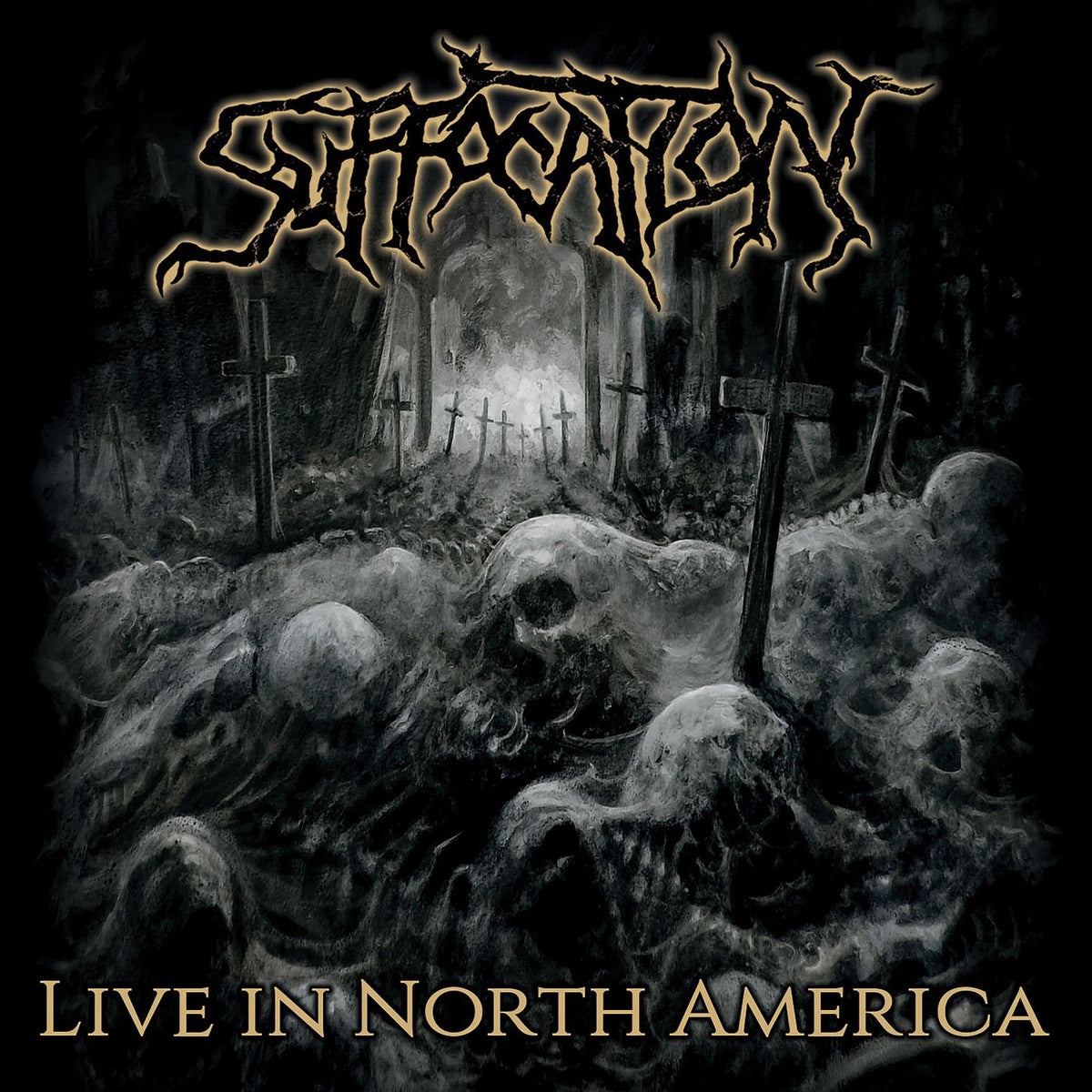 Suffocation – Live in North America vinyl record cover