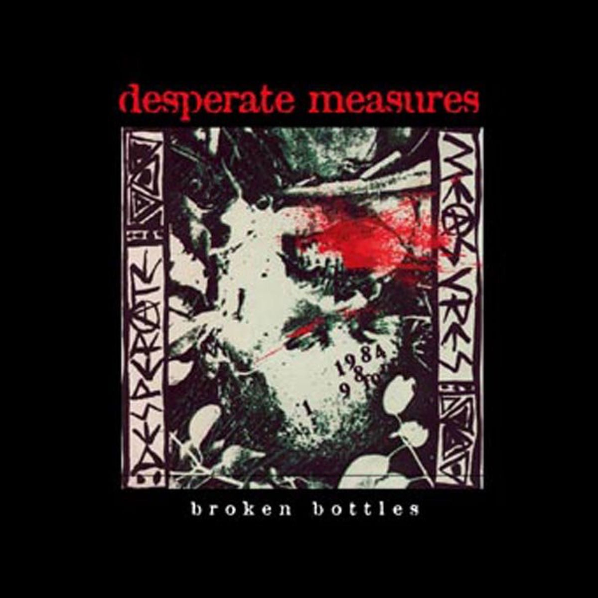 Desperate Measures – Broken Bottles vinyl record cover