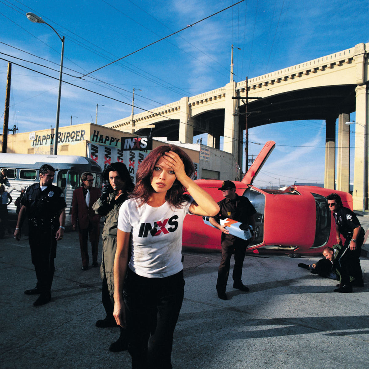 INXS – Elegantly Wasted vinyl record cover