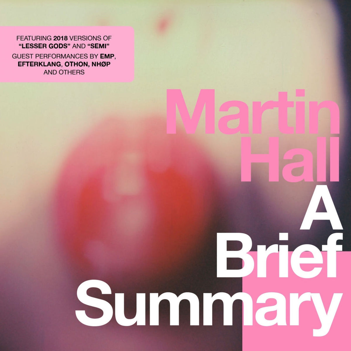 Martin Hall – A Brief Summary vinyl cover