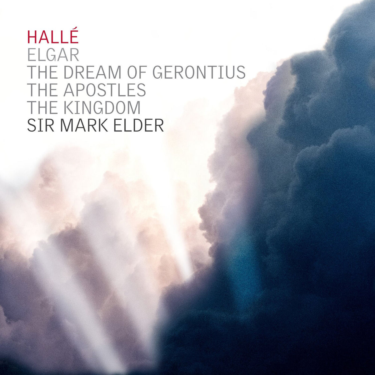 Hallé – Elgar Oratorios vinyl cover