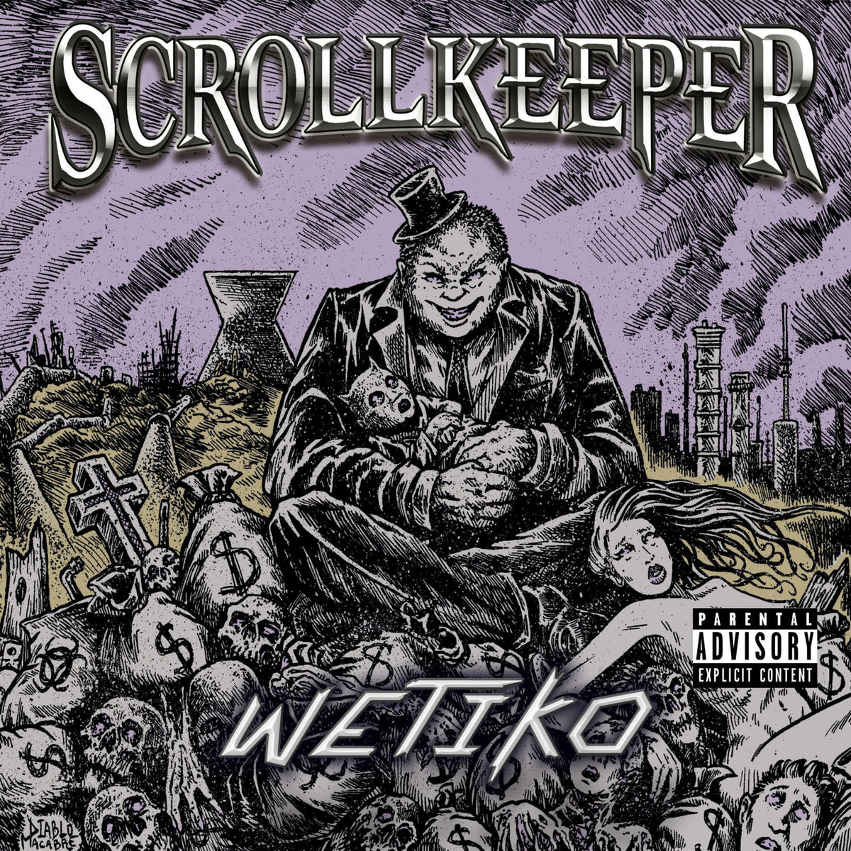 Scrollkeeper – Wetiko vinyl record cover