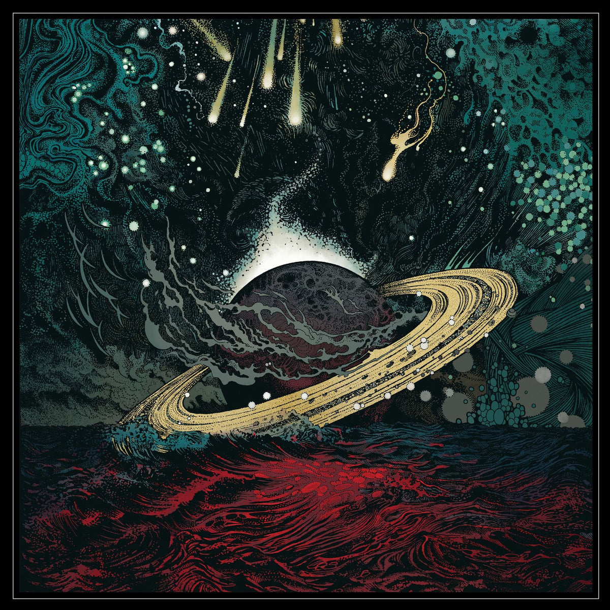 Cave In – Heavy Pendulum (Purple Inside Clear With Splatter) (Coloured Vinyl / 2LP) vinyl record cover
