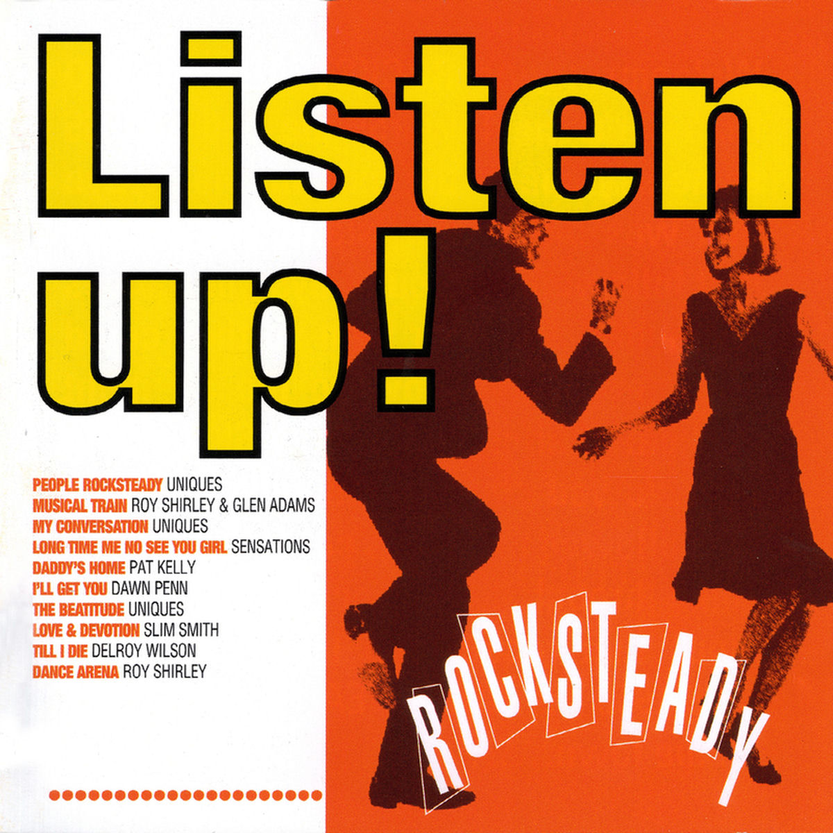 Various Artists – Listen Up! Rocksteady vinyl record cover