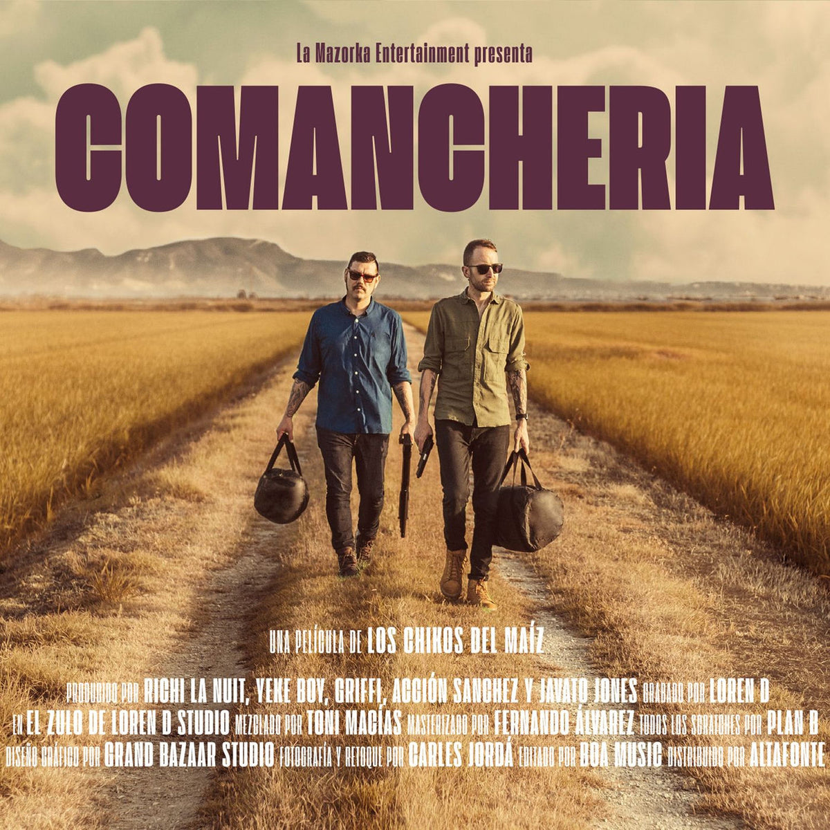 Los Chikos Del Maiz – Comancheria vinyl record cover