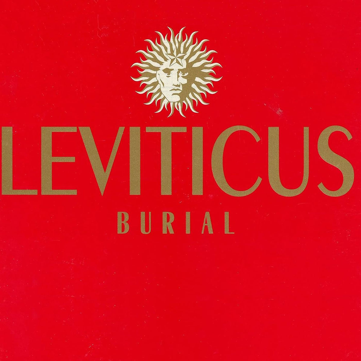 Leviticus – Burial vinyl record cover