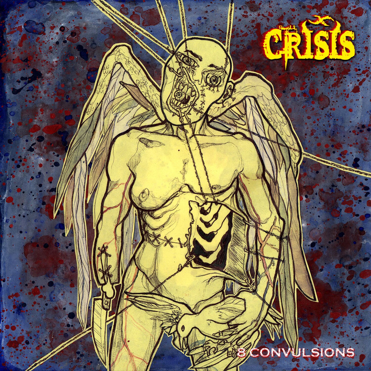 Crisis – 8 Convulsions vinyl record cover
