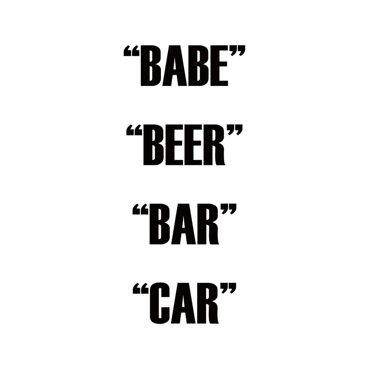 Dual Action – Babe Beer Bar Car vinyl record cover