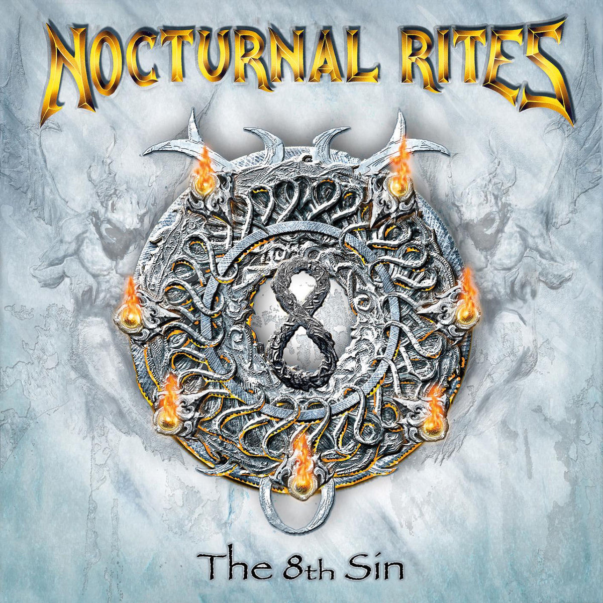 Nocturnal Rites – The 8th Sin vinyl record cover
