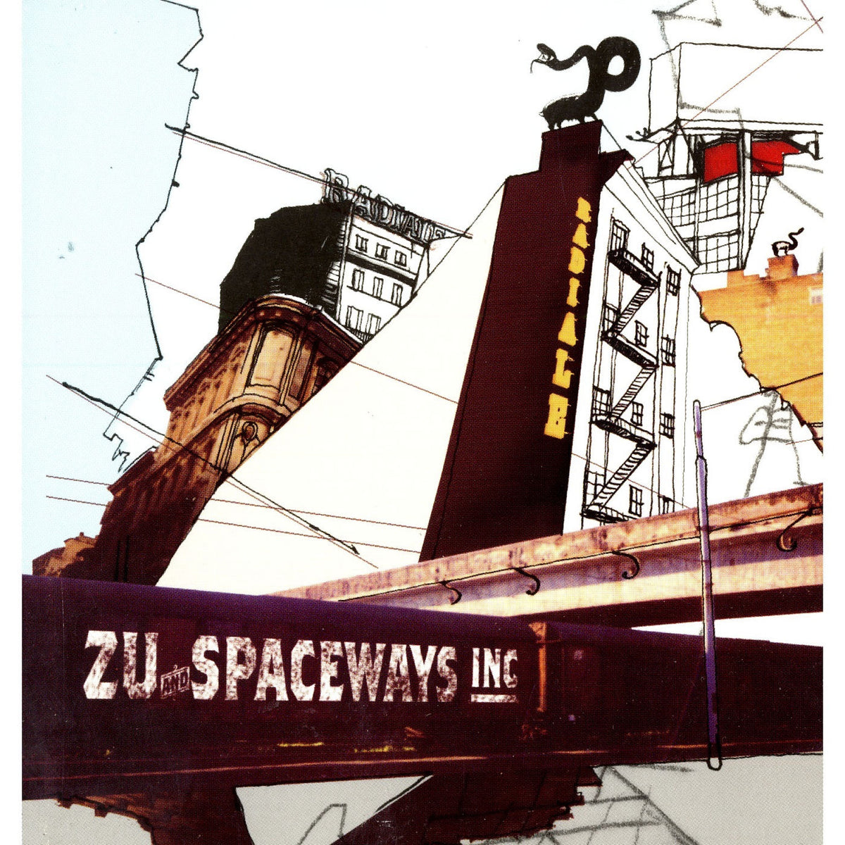 Spaceways Inc. vs. Zu – Radiale vinyl record cover