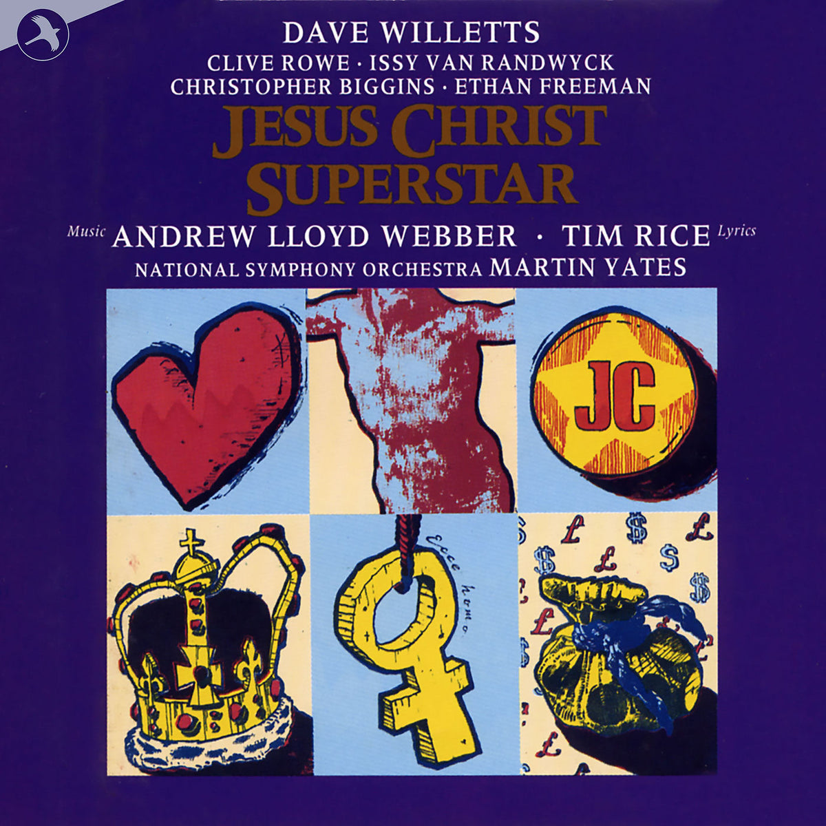 Andrew Lloyd Weber – JESUS CHRIST SUPERSTAR(2LP by ANDREW LLOYD WEBER vinyl record cover