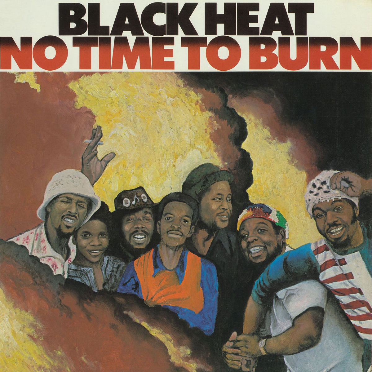 Black Heat – No Time to Burn vinyl record cover