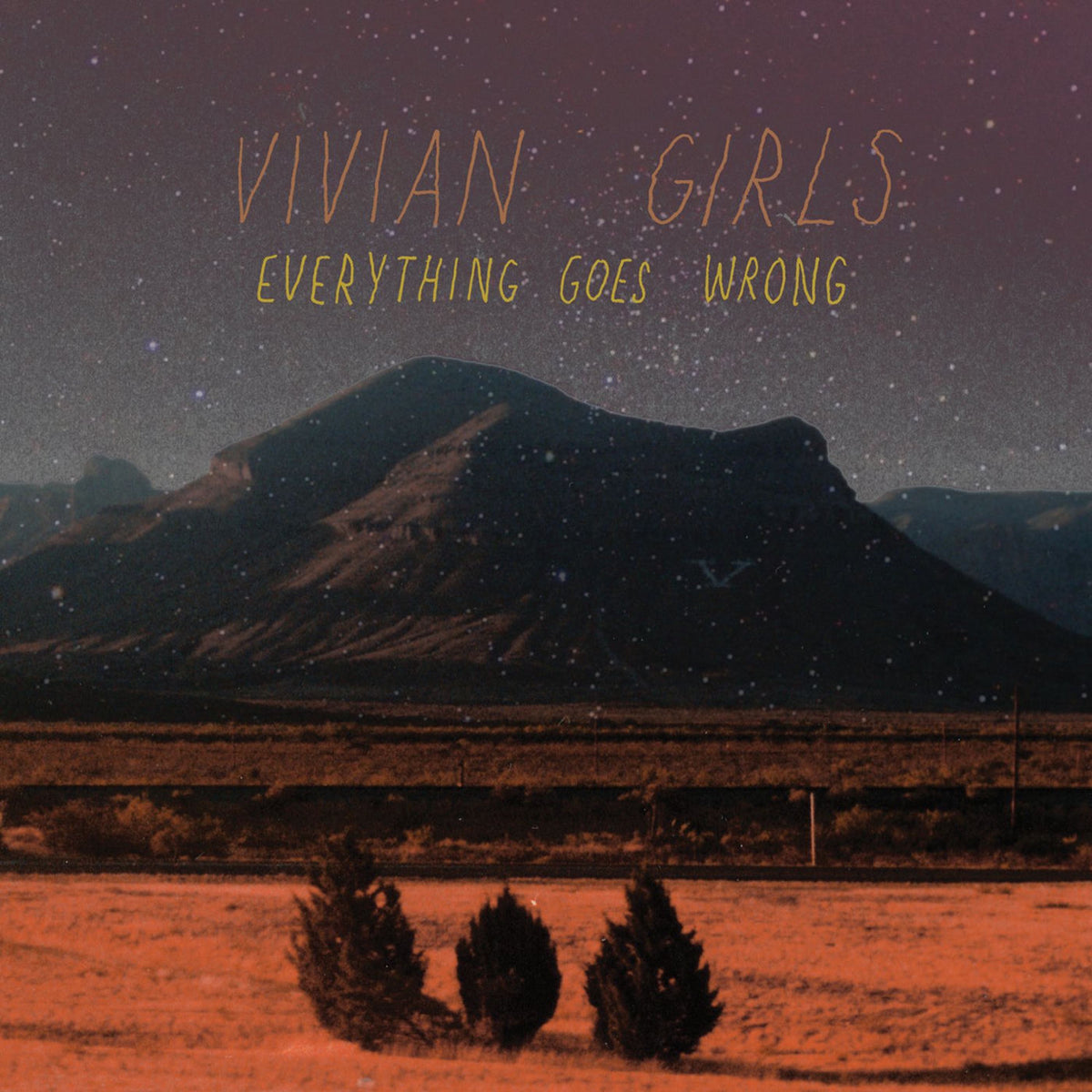 Vivian Girls – Everything Goes Wrong vinyl record cover