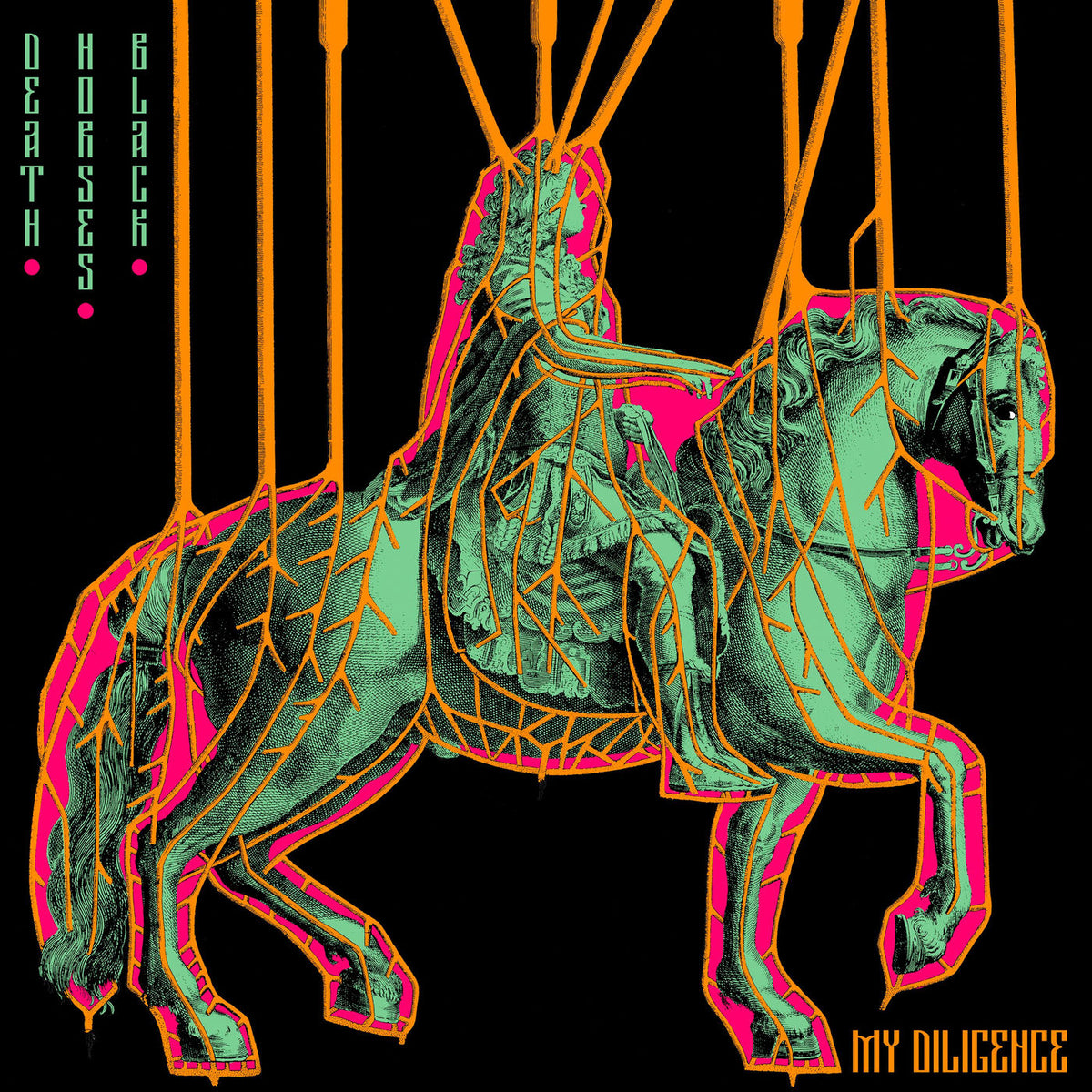 My Diligence – Death Horses Black vinyl record cover