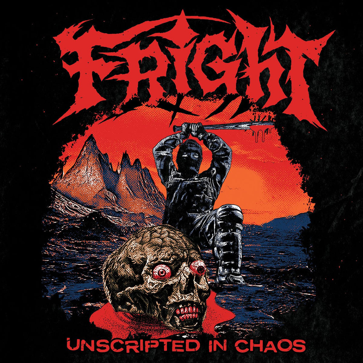 Fright – Unscripted in Chaos vinyl record cover