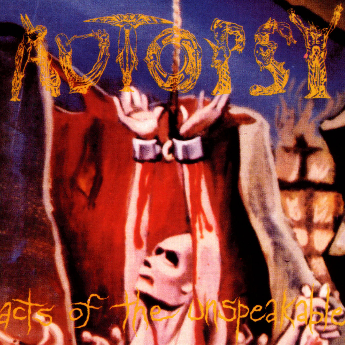 Autopsy – Acts Of The Unspeakable (Clear Vinyl) (Phd Exclusive) vinyl record cover