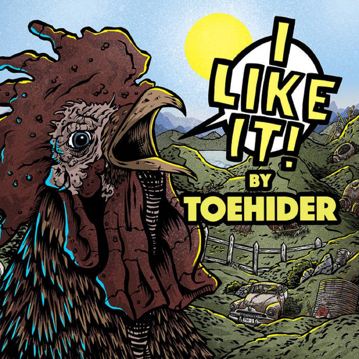 Toehider – I Like It vinyl record cover