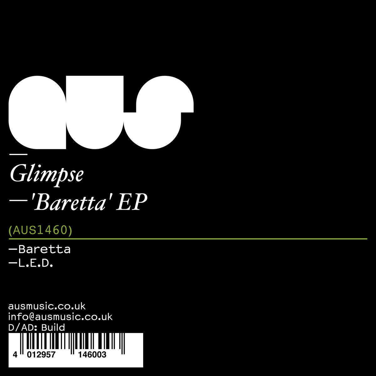 Glimpse – Baretta vinyl cover