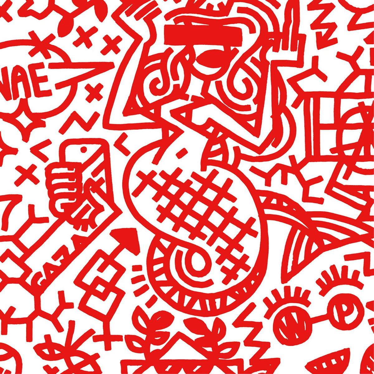 Scotch Rolex – Tewari (RED / WHITE SPLATTER) vinyl record cover