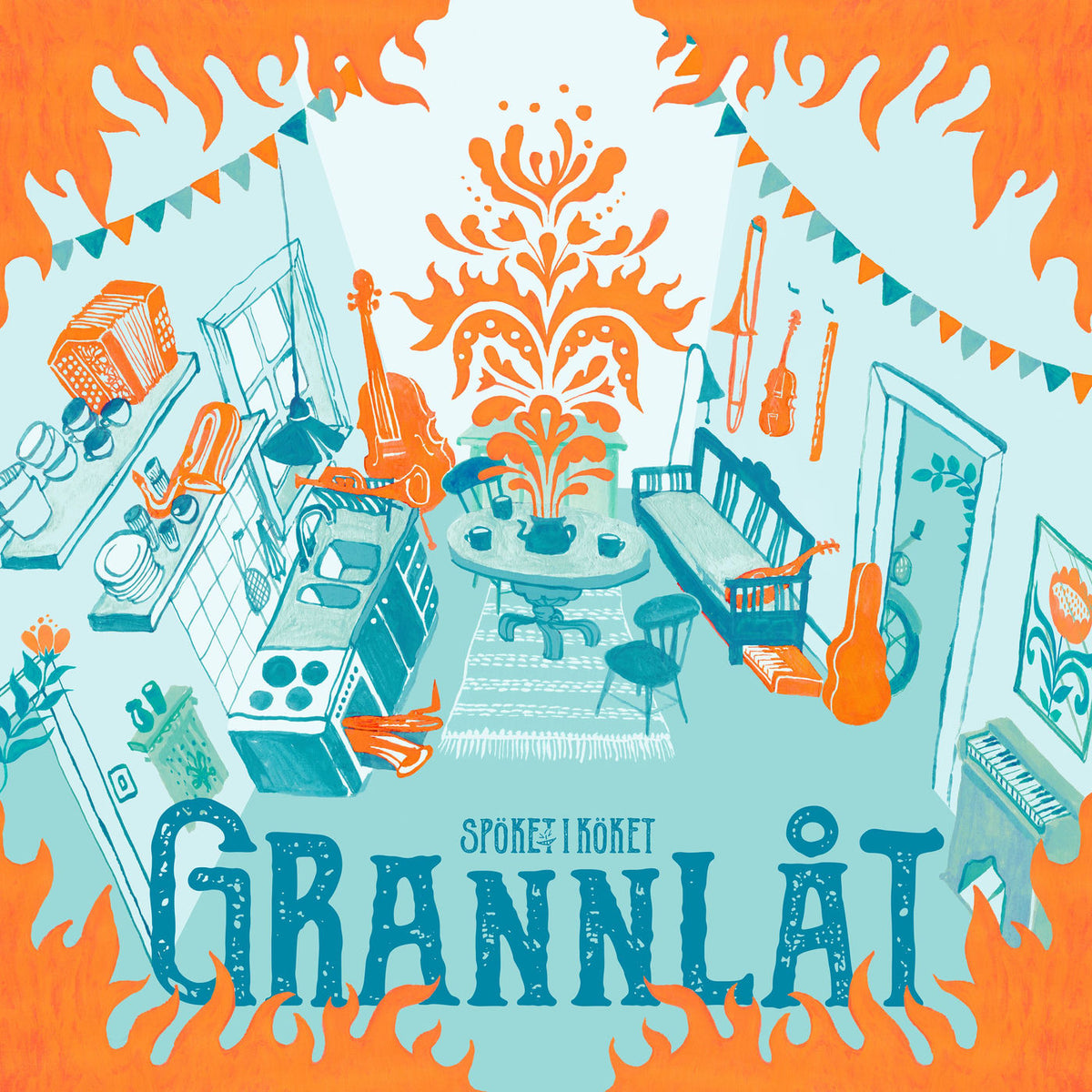 Spoket I Koket – Grannlat vinyl record cover