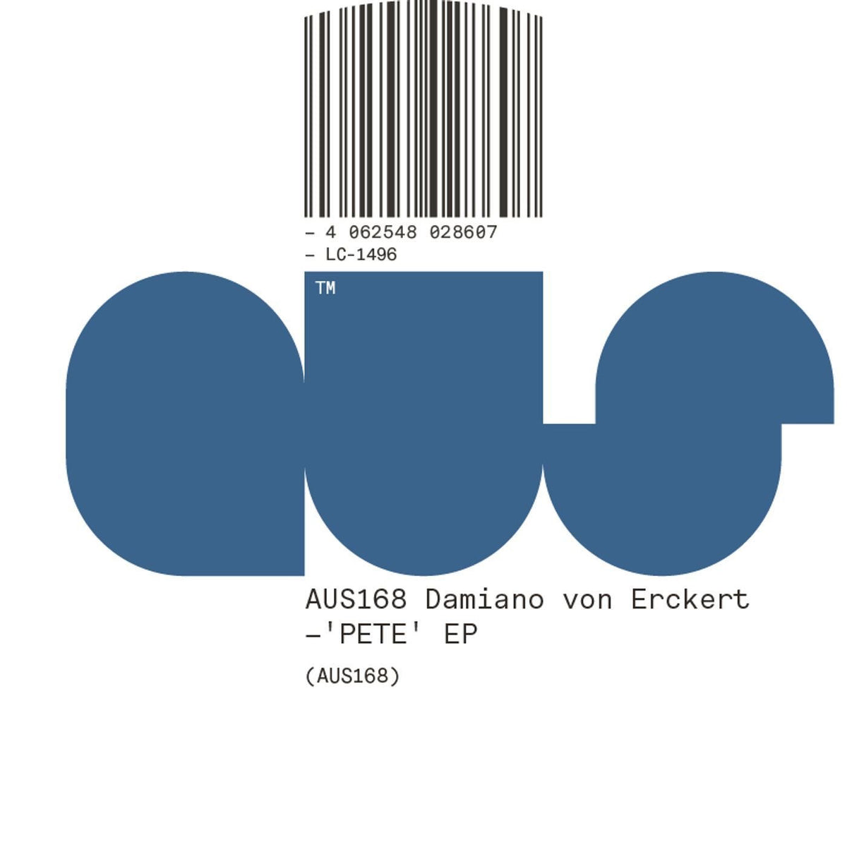 Damiano von Erckert – PETE vinyl cover