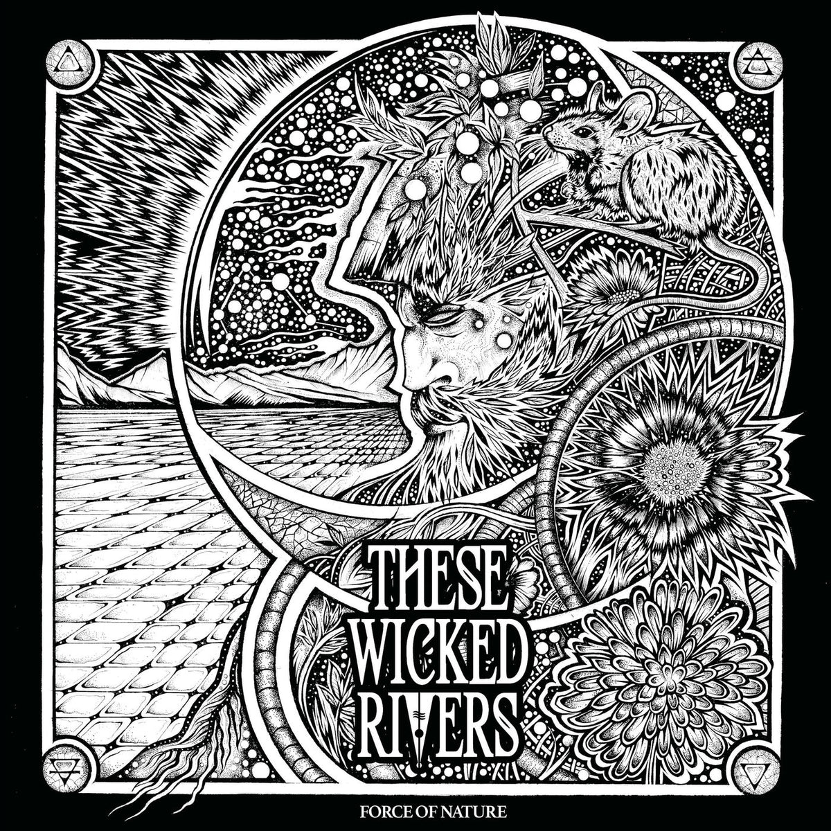 These Wicked Rivers – Force Of Nature vinyl record cover