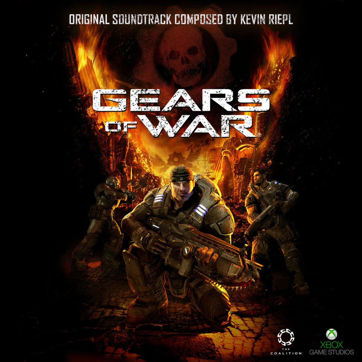 Kevin Riepl – Gears of War (Original Soundtrack) vinyl cover
