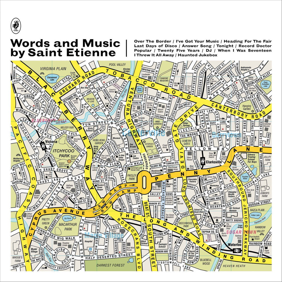 Saint Etienne – Words And Music by Saint Etienne vinyl cover