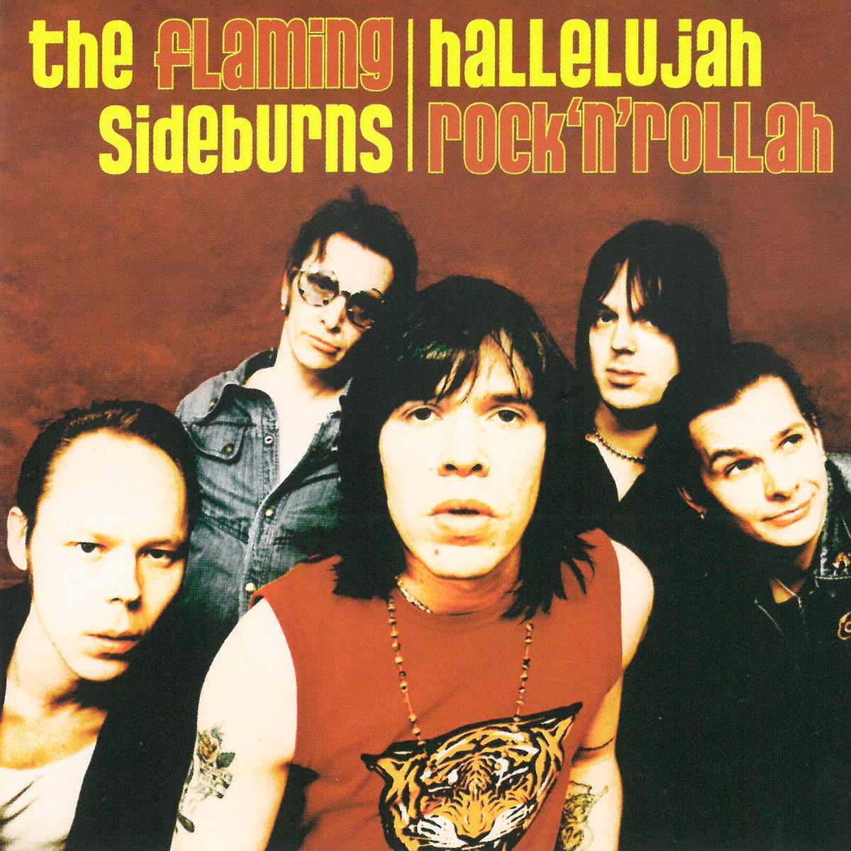 The Flaming Sideburns – Hallelujah Rock'n'rollah vinyl cover
