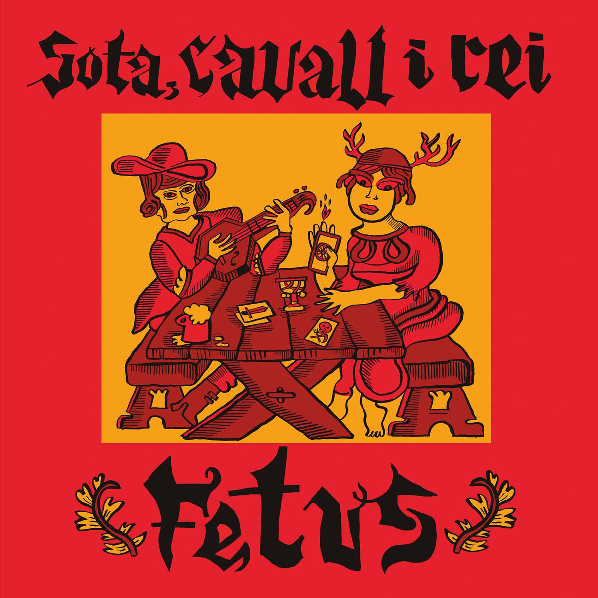 Fetus – Sota, Cavall I Rei vinyl record cover
