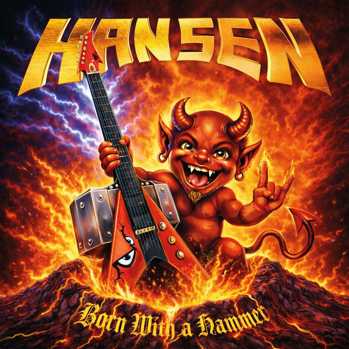 Kai Hansen – Born With a Hammer vinyl record cover