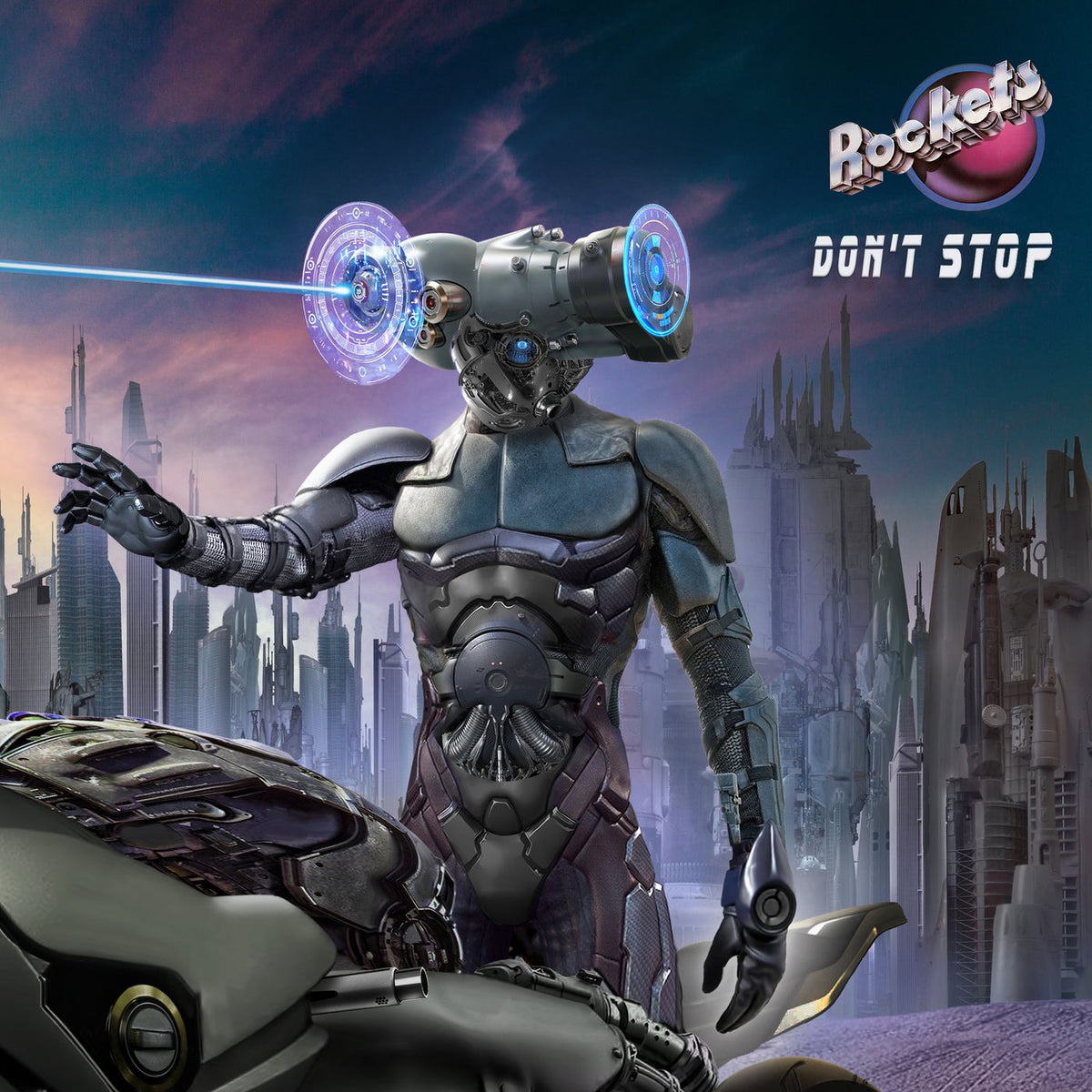 Rockets – Don't Stop vinyl record cover