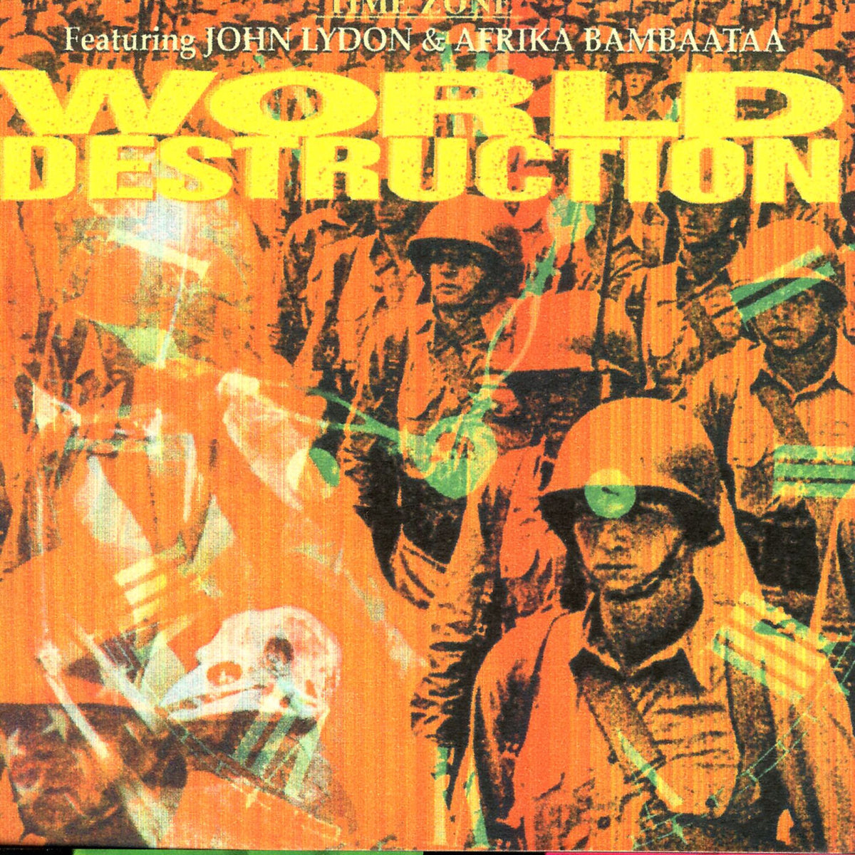 Time Zone – World Destruction vinyl cover