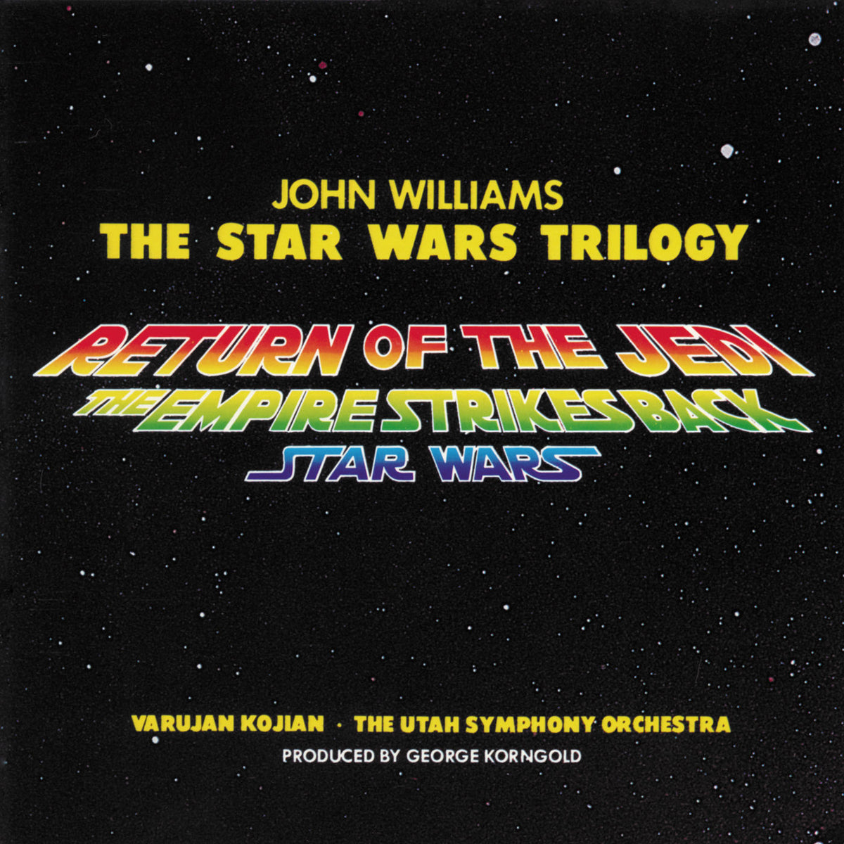 John Williams – The Star Wars Trilogy vinyl record cover
