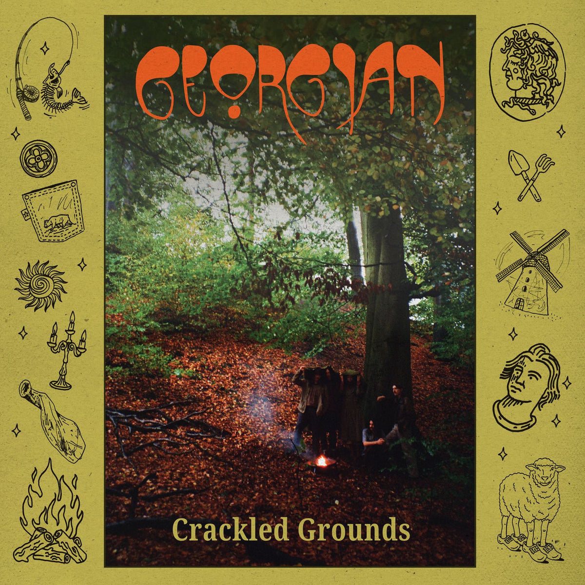 Georgian – Crackled Grounds vinyl cover