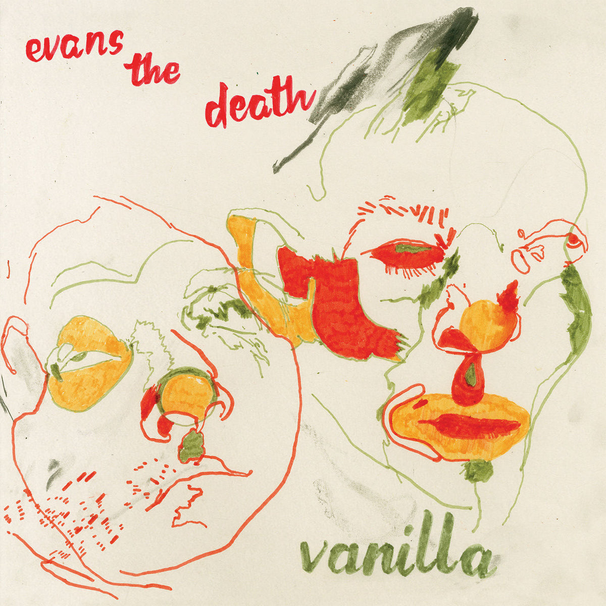 Evans the Death – Vanilla vinyl record cover