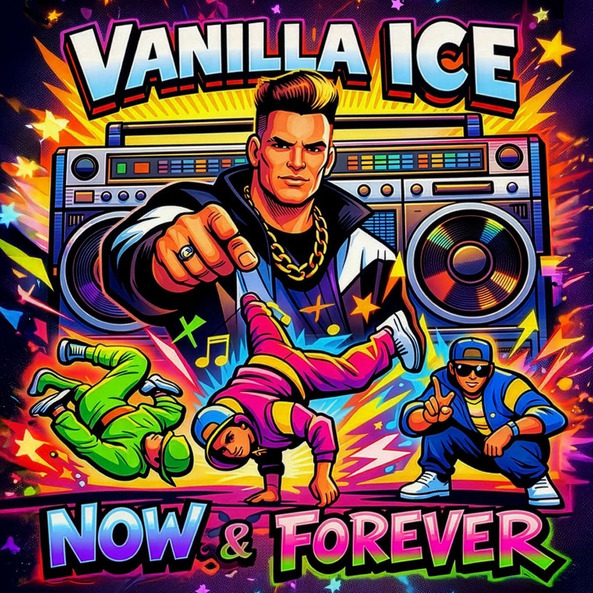 Vanilla Ice – Now & Forever vinyl record cover